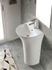 Раковина из сантехнического фарфора Cerutti SPA CT7832 50х40 напольная цвет белый 1 отверстие под смеситель