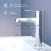 Смеситель RGW Shower Panels (Шоувер панелс) 511405301-01 на раковину хром