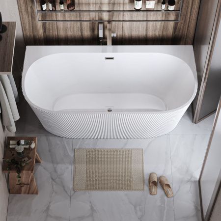 Ванна акриловая Grossman Cristal GR-17071 170х80 отдельностоящая овальная с каркасом