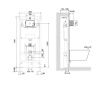 Инсталляция + кнопка смыва для подвесного унитаза Oli OLI 120 ECO 879236mSL00