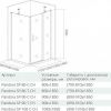 Душевая перегородка Good Door PANDORA ПД00060 80х185 стекло прозрачное профиль хром