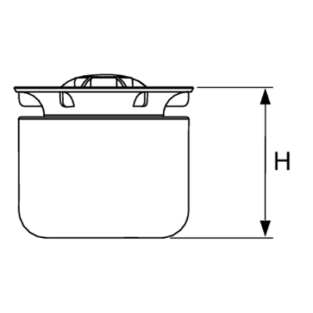 Погружной стакан с мембраной для сифона Tece TECEdrainline 3695005