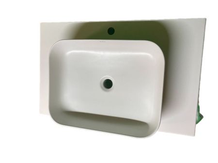 Тумба с раковиной Sintesi STL.W7815_SIN-LVB-APP-409 80х60 подвесная цвет белый