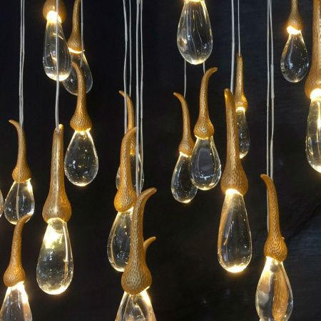 Светильник подвесной Delight Collection Seed (Сеед) OMG07287-3 gold