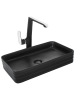Раковина из сантехнического фаянса WeltWasser WW SK 10000004557 40 см накладная цвет черный без отверстий под смеситель