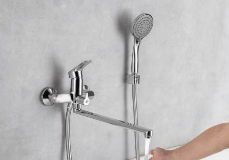 Душевой гарнитур Aquatek ВЕГА AQ2010CR настенный хром