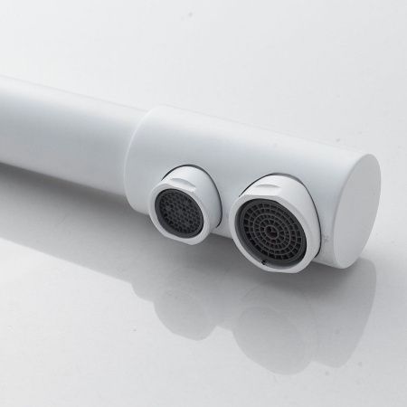 Смеситель для кухни Shevanik S328C на мойку белый