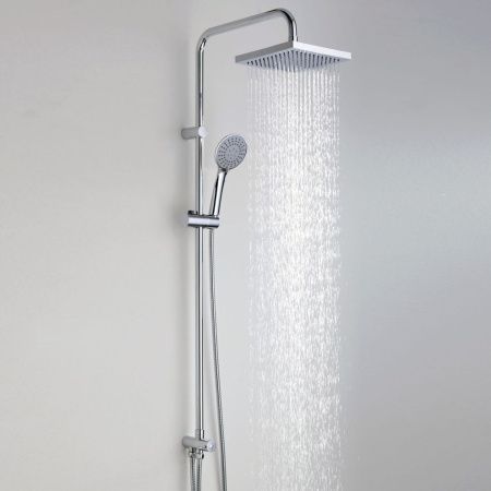 Душевая стойка Wasserkraft A017 настенная цвет хром