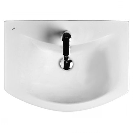 Раковина керамическая Onika Балтика 1WH110246 60х40 накладная цвет белый 1 отверстие под смеситель