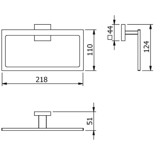 Полотенцедержатель Langberger LEDRO 21838A - фото 3 Полотенцедержатель Langberger LEDRO 21838A - фото 3