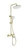 Душевая стойка Wonzon & Woghand WW-B3057-A-BG настенная цвет золото с термостатом