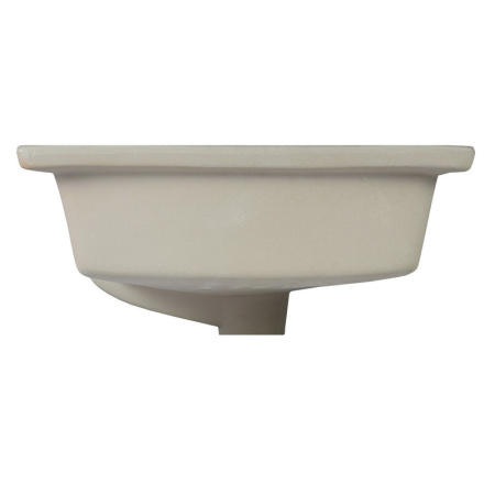 Раковина из сантехнического фарфора Bond Cube S99-500 51х40 встраиваемая цвет белый глянцевый