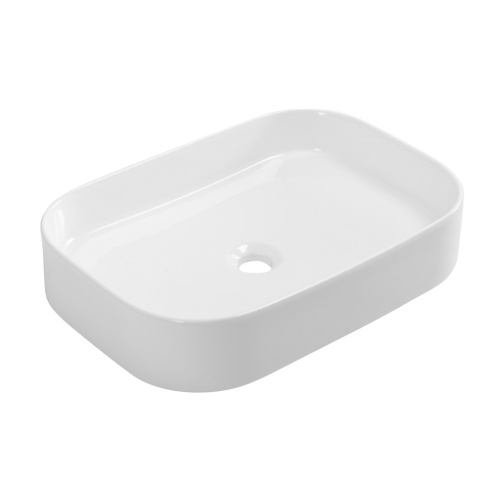 Раковина керамическая Cezares CZR-6451 39х57 накладная цвет белый без отверстий под смеситель - фото 2