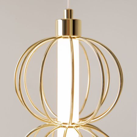 Светильник подвесной Maytoni Golden Cage (Золотая клетка) MOD216PL-L10G3K