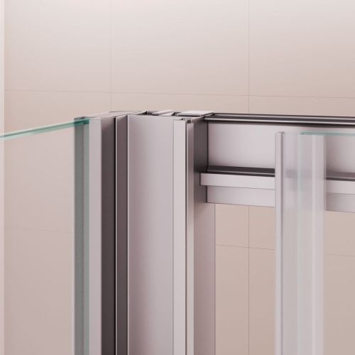 Душевой уголок RGW Passage 410874188-11 180х80 стекло прозрачное профиль хром без поддона - фото 4