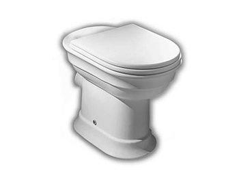 Чаша унитаза приставная Hatria DOLCEVITA YXXP01 цвет белый без бачка и сиденья душевой смыв