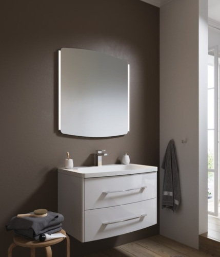 Тумба под раковину Aqwella Y NER0108 80х48х49 подвесная цвет белый - фото 5