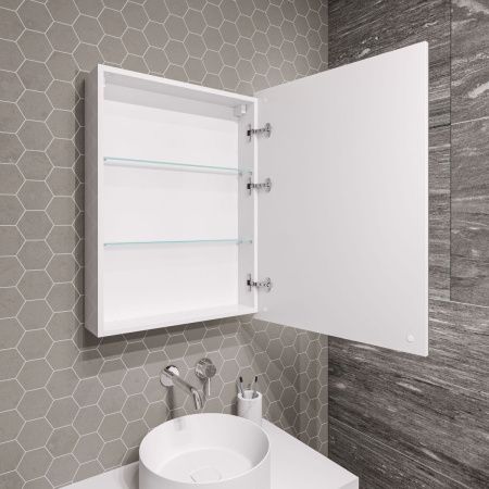 Зеркало-шкаф Grossman Меркадо 206018 60х80 подвесной цвет белый