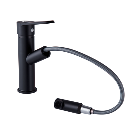 Смеситель для кухни Plstart PL4009-7 на мойку черный