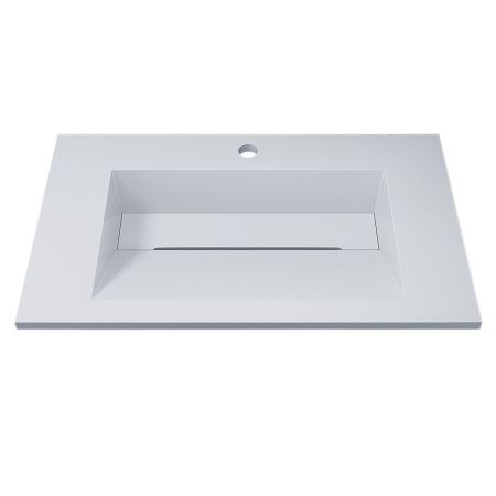 Раковина из искусственного камня Uperwood Next Premium 2900000091 70х50 полувстраиваемая цвет белый