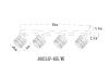 Спот Arte Lamp Atria (Атриа) A8031PL-4WH