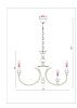 Люстра подвесная Arte Lamp Collinetta (Цоллинетта) A4094LM-12WH