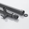 Душевая стойка Shevanik S6136T настенная цвет оружейная сталь