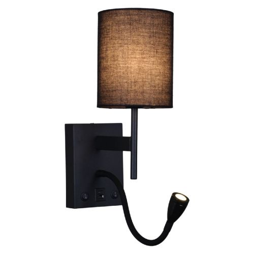 Бра Reluce 86210-9.2-001KT LED3W+E14 BK - фото 3