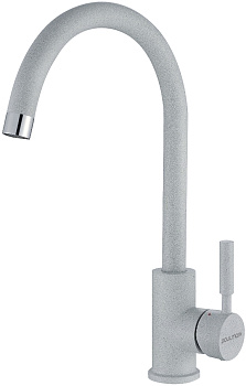 Смеситель для кухни Paulmark HOLSTEIN Ho212063-310 на раковину серый без термостата