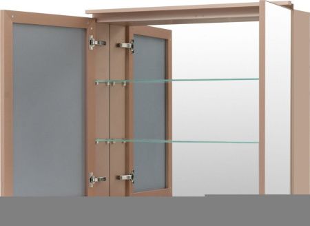 Зеркало-шкаф De Aqua Алюминиум 00261767 90х80 подвесной