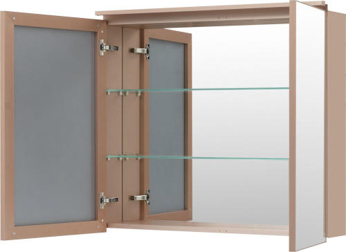 Зеркало-шкаф De Aqua Алюминиум 00261767 90х14х77 подвесной - фото 5 Зеркало-шкаф De Aqua Алюминиум 00261767 90х14х77 подвесной - фото 5