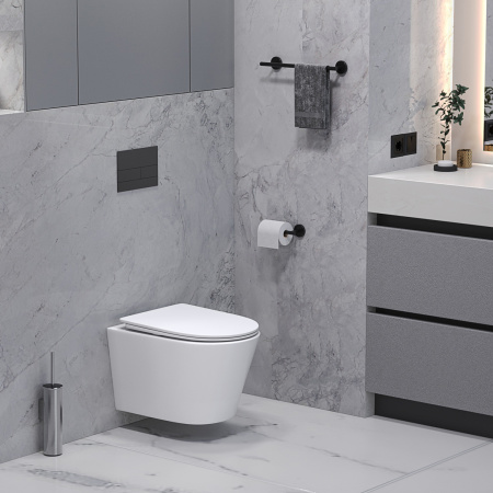 Унитаз подвесной Taliente Altamarea T3 AL65003 белый с сиденьем микролифт безободковый смыв торнадо