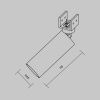 Уличный трековый светодиодный светильник Maytoni Outdoor Focus Led (Фокус) O-TR01-1-S-8WB3K