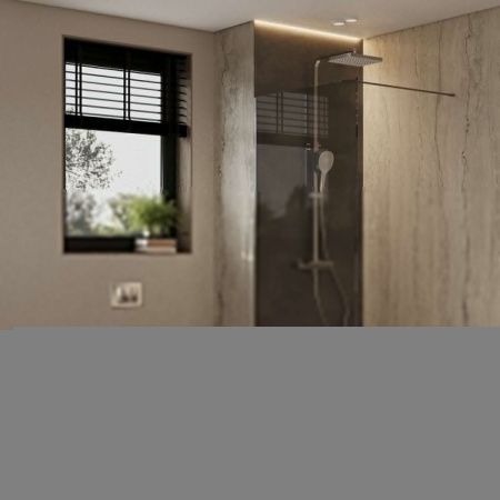 Душевая перегородка Allen Brau Infinity 3.21023.60 120х200 стекло прозрачное профиль медь