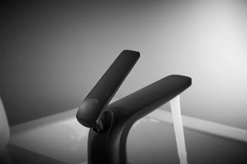 Смеситель Rose R3901H на раковину черный - фото 5