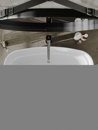 Раковина из сантехнического фарфора Orange B07-675W 70х40 накладная цвет белый