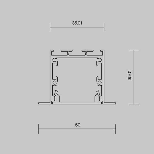Алюминиевый профиль встраиваемый с накладным фланцем Maytoni Led Strip 632012 - фото 5