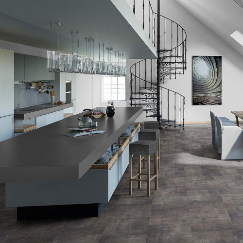 Кварцвиниловая плитка Tarkett Lounge Concrete Т031367 толщина 0,3 см 34 класс 457,2х457,2 - фото 2