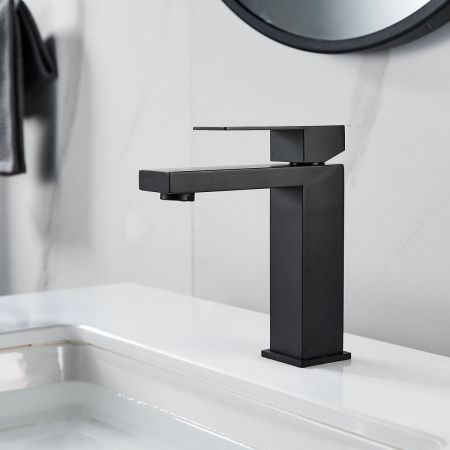 Смеситель Shevanik S7001H на раковину черный