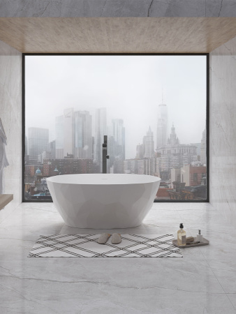 Ванна акриловая BelBagno BB717-1700-800 170х80 отдельностоящая овальная с ножками