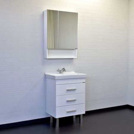 Тумба с раковиной Comforty Никосия 00-00011160CF 60х40 напольная цвет белый