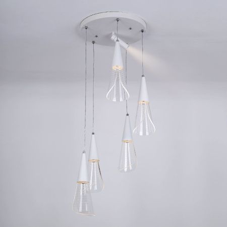 Люстра каскадная LED4U L7106-6 WТ