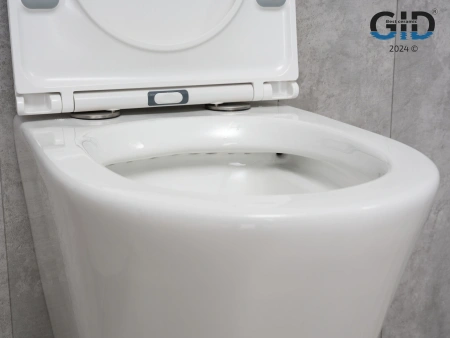 Унитаз подвесной Gid Cortado 62235Y белый с сиденьем микролифт безободковый смыв торнадо