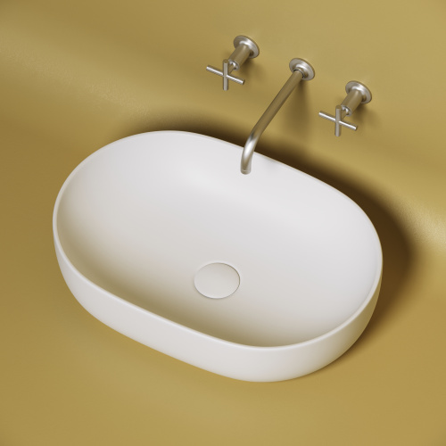 Раковина Ceramica Nova ELEMENT 60 см CN6047MW накладная цвет белый матовый - фото 5