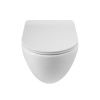 Чаша унитаза подвесная BelBagno AMANDA BB051CHR цвет белый без сиденья безободковая каскадный смыв
