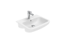 Раковина из сантехнического фарфора Creavit Ness NS055-00CB00E-0000 50х50 накладная цвет белый