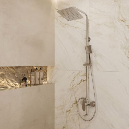 Верхний душ Bond Cube B02-9900 20х20 хром