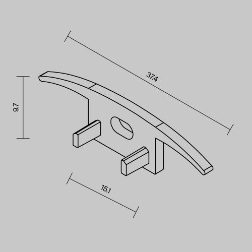 Комплект заглушек Maytoni Led Strip 642085 - фото 3