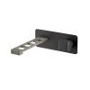 Смеситель для раковины Webert OX830606441 настенный черный/сталь