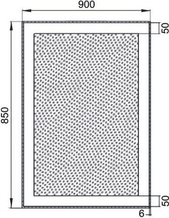 Зеркало с подсветкой Aquanet Алассио New 00249346 90х90 подвесное